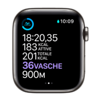 Apple Watch Series 6 Acero Inoxidable 40 mm GPS + Cellular Grafito/Negra