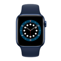 Apple Watch Series 6 Acero Inoxidable 44 mm GPS + Cellular Azul / Azul Marino