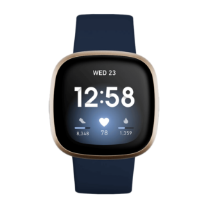 Fitbit Versa 3 Aluminio Dorado/Azul Medianoche