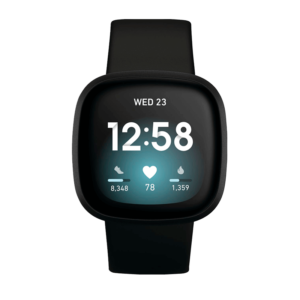 Fitbit Versa 3 Aluminio Negro/Negro