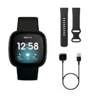 Fitbit Versa 3 Aluminio Negro/Negro