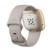 Fitbit Sense Acero inoxidable Dorado / Blanco Marfil