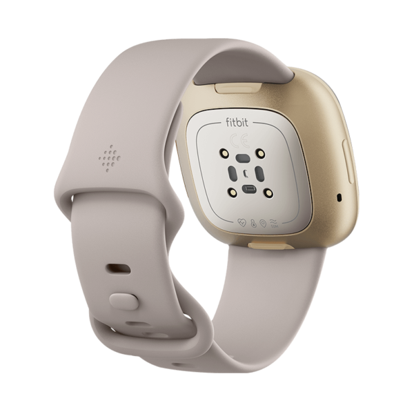 Fitbit Sense Acero inoxidable Dorado / Blanco Marfil