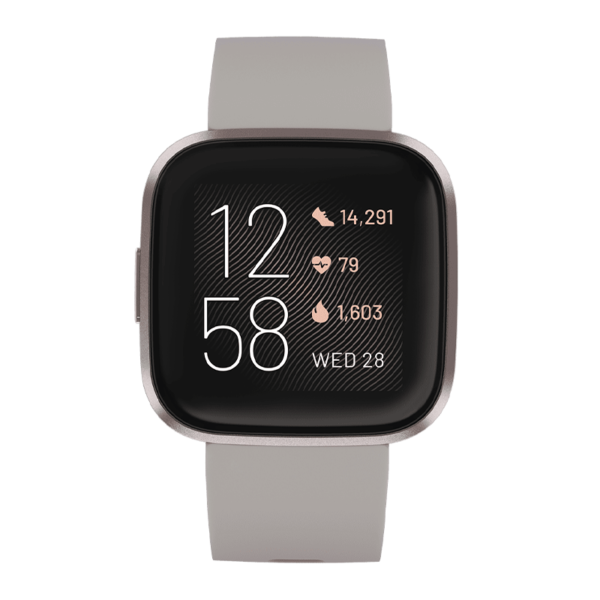 Fitbit Versa 2 Aluminio Gris Biebla / Gris Piedra