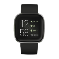 Fitbit Versa 2 Aluminio Gris Niebla / Negro