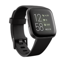 Fitbit Versa 2 Aluminio Gris Niebla / Negro