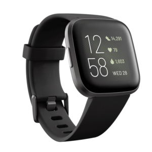 Fitbit Versa 2 Aluminio Gris Niebla / Negro