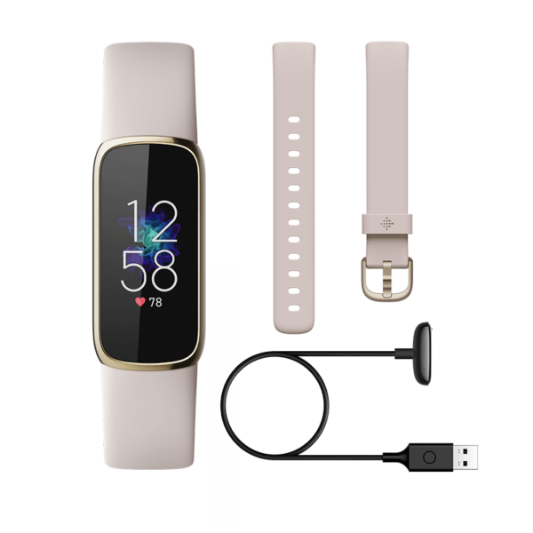 Fitbit Luxe Acero inoxidable Dorado / Blanco